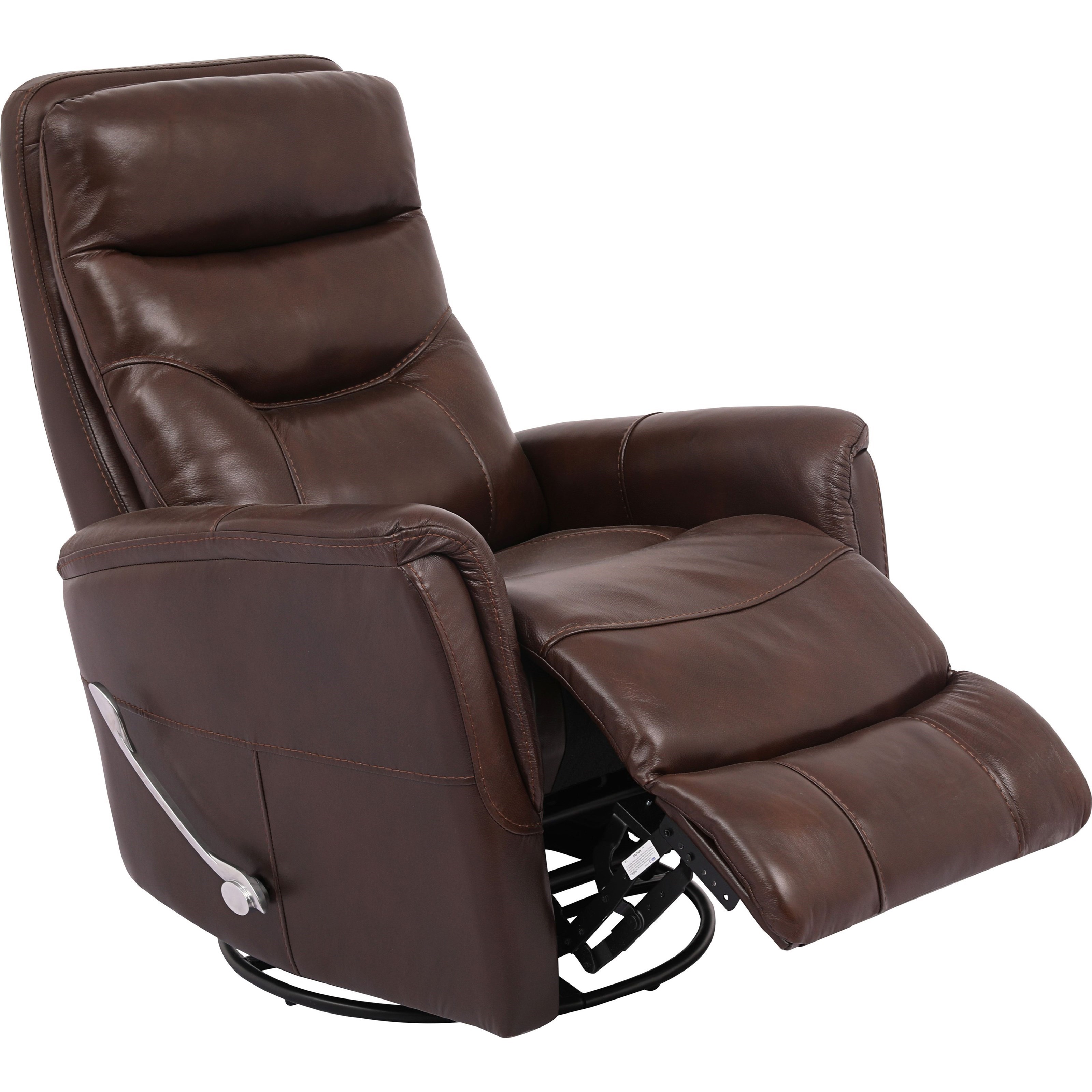 Paramount Living Gemini Contemporary Swivel Glider Recliner with Padded